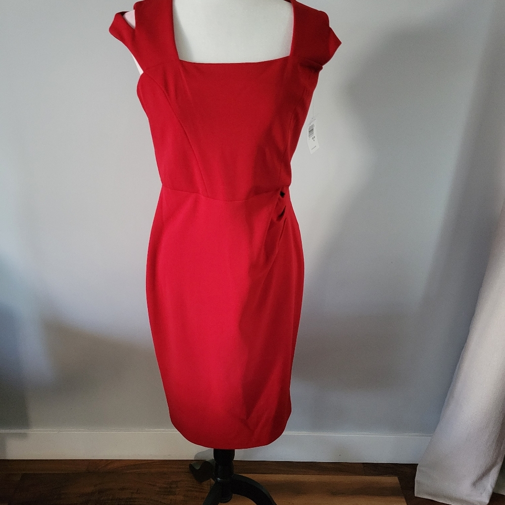 NWT - Neiman Marcus Chic Red Dress
